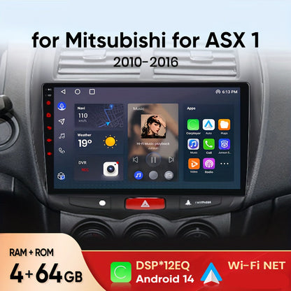 2DIN Autoradio – Draadloze Car Multimedia – Android Radio – Navigatiesysteem – Auto Entertainment – 10 Inch Touchscreen – Android 14 Besturingssysteem