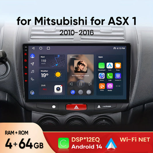 2DIN Autoradio – Draadloze Car Multimedia – Android Radio – Navigatiesysteem – Auto Entertainment – 10 Inch Touchscreen – Android 14 Besturingssysteem