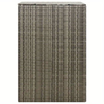 Afvalbak – Prullenbak – Vuilnisbak – Afvalcontainer – Afvalemmer – Groen – Polyrattan – Duurzaam & Lekvrij – 70x80x117 cm – Voor Thuis en Kantoor
