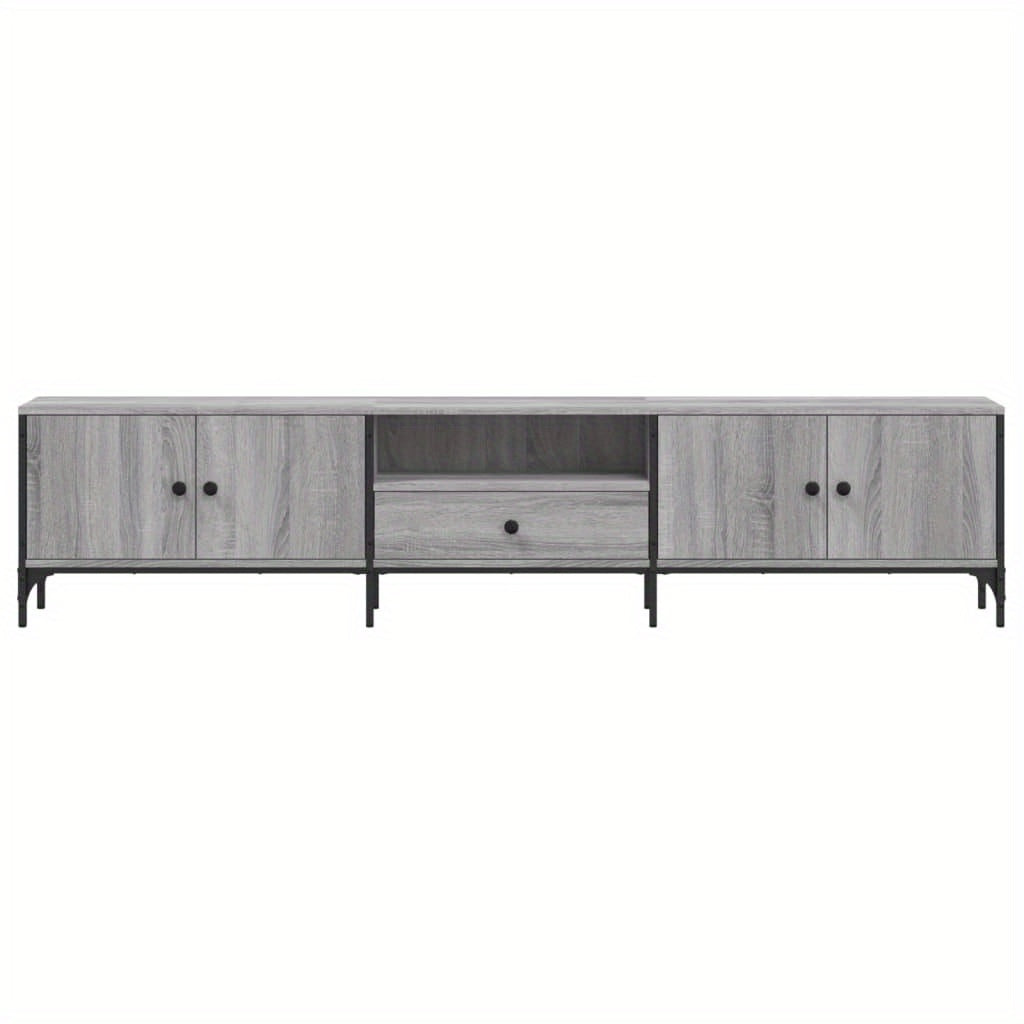 TV-kast – Tv-meubel – TV-dressoir – Mediameubel – Tv-standaard – Grijs Sonoma – Ruime Lade – Hoogwaardig Gefabriceerd Hout