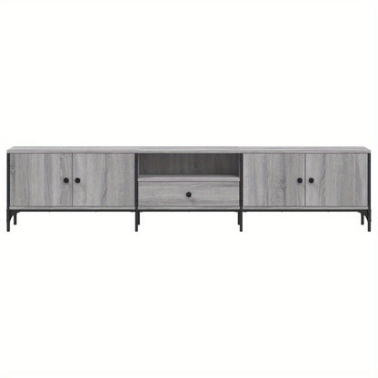 TV-kast – Tv-meubel – TV-dressoir – Mediameubel – Tv-standaard – Grijs Sonoma – Ruime Lade – Hoogwaardig Gefabriceerd Hout