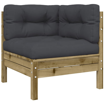 Loungeset – Loungesets – Tuinset – Tuinmeubelset – Zitgroep – Impregneerd Dennenhout – Modulair & Weerbestendig