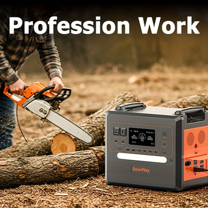 Powerstation – Draagbare Generator – Noodstroomvoorziening – Camping Accu – Mobiele Powerbank – 2500W Continu, 400W Snelladen Zonnepanelen