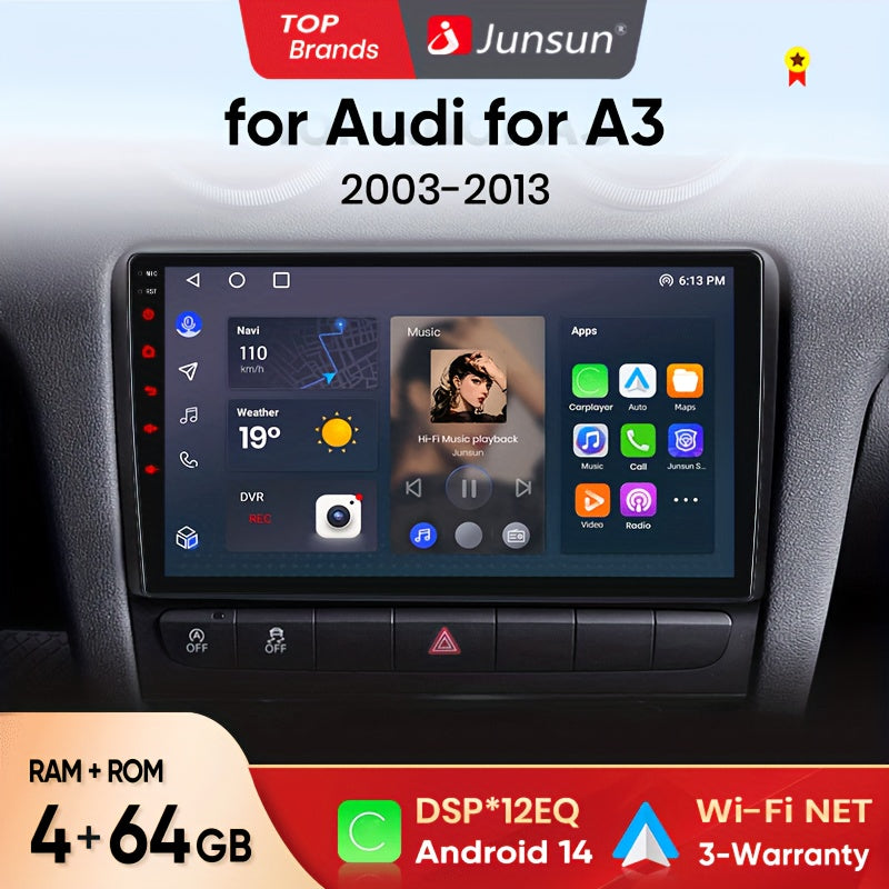 2-DIN Multimedia Speler – Car Radio – Auto Stereo – Navigatiesysteem – Bluetooth Radio – 9 Inch HD IPS Scherm – WiFi Draadloze CarPlay & Android Auto