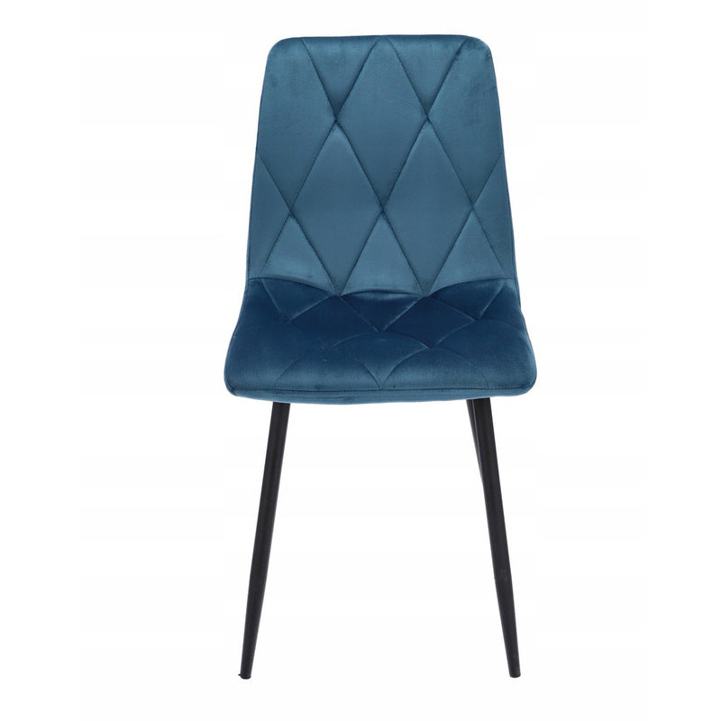 Fauteuil – Armstoel – Eetkamerstoel – Loungestoel – Stoel – Velours Bekleding – Diamond Quilting – Zithoogte 47 cm – Max Belastbaar 130 kg