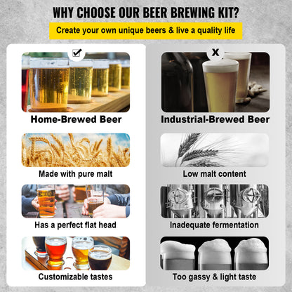 Bierbrouwset – Thuisbrouwketel – Elektrisch Brouwketel Systeem – Ambachtelijk Bierbrouwen – All-in-One Brouwsysteem – 30 Liter RVS – Automatisch Temperatuurregeling 25-100°C