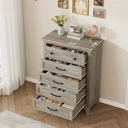 Ladeblok – Ladekast – Archiefkast – Ladecontainer – Opbergkast – Vrijstaand Houten Ladeblok – Ruimtebesparend Verticaal Design – 80x40x105 cm – MDF/Fiberboard
