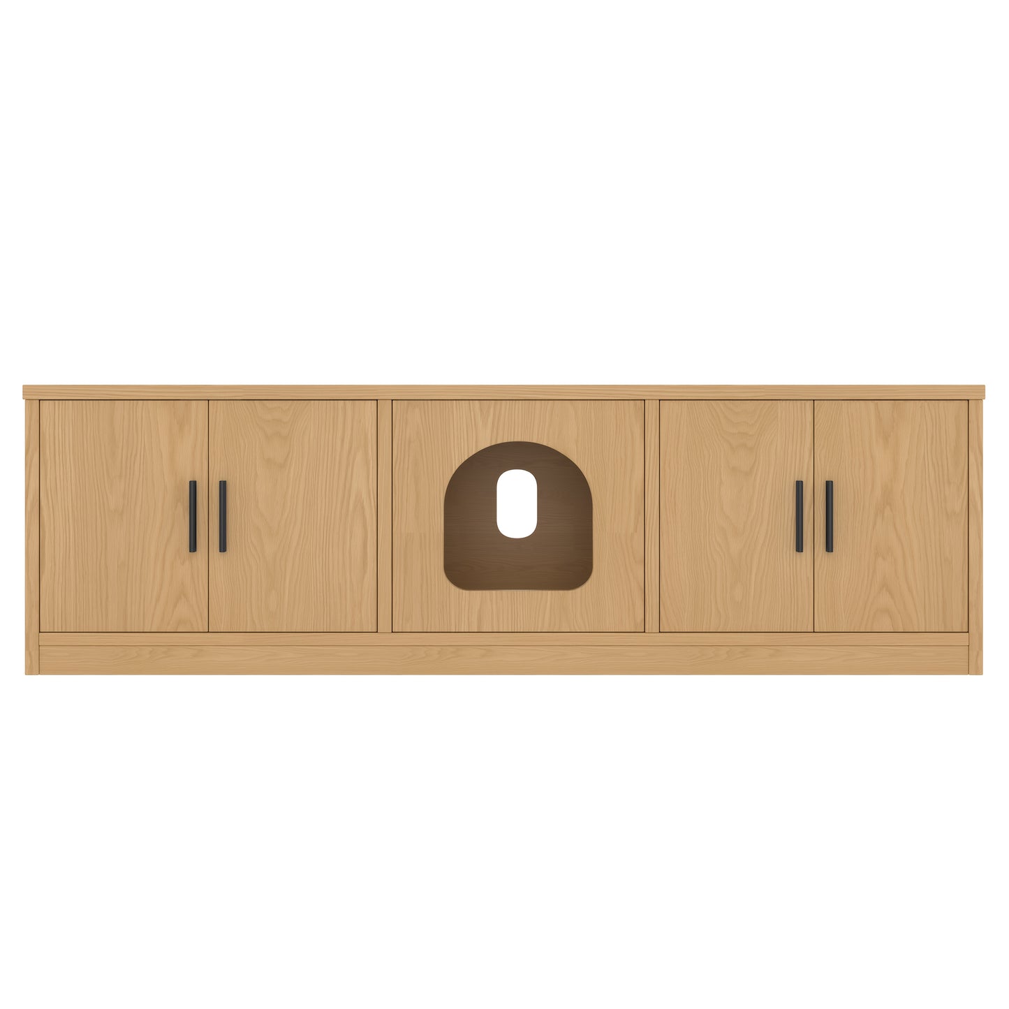 Schoenenkast – Schoenenrek – Schoenendoos – Smalle Schoenenkast – Schoenopberger – Verborgen Kattenverblijf – Ventilatie & Krabpaal – Rattan Multifunctioneel Meubel 140x40x45,5 cm