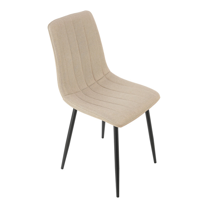 Eetkamerstoelen – Stoelen – Kuipstoelen – Eettafelstoelen – Keukenstoelen – Gestoffeerd – Stalen Onderstel – Set van 4 – Max 120 kg draaggewicht