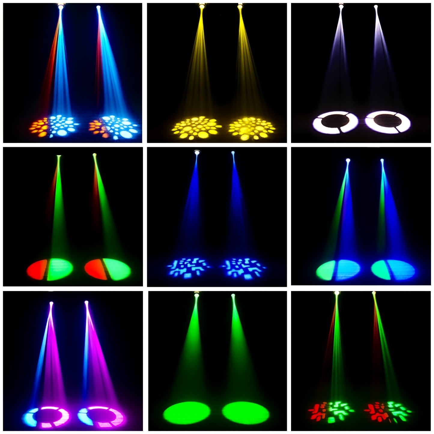 RGBW Moving Head Stage Lamp – LED Party Licht – DJ Verlichting – Club Spot – Theater Lamp – Set van 4 – 150W Krachtige LED – Aluminium Behuizing Duurzaam