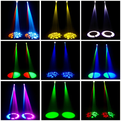 RGBW Moving Head Stage Lamp – LED Party Licht – DJ Verlichting – Club Spot – Theater Lamp – Set van 4 – 150W Krachtige LED – Aluminium Behuizing Duurzaam