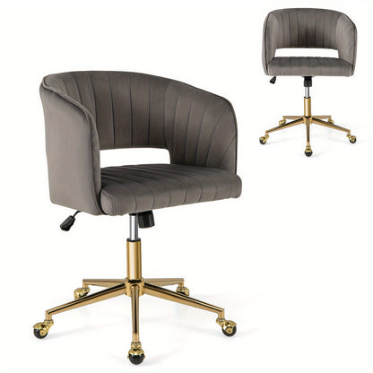 Make-up stoel – make-up kruk – kaptafel stoel – visagie kruk – make-up kruk – Velvet bekleding – Verstelbare zithoogte met wieltjes