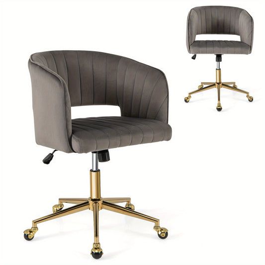 Make-up stoel – make-up kruk – kaptafel stoel – visagie kruk – make-up kruk – Velvet bekleding – Verstelbare zithoogte met wieltjes