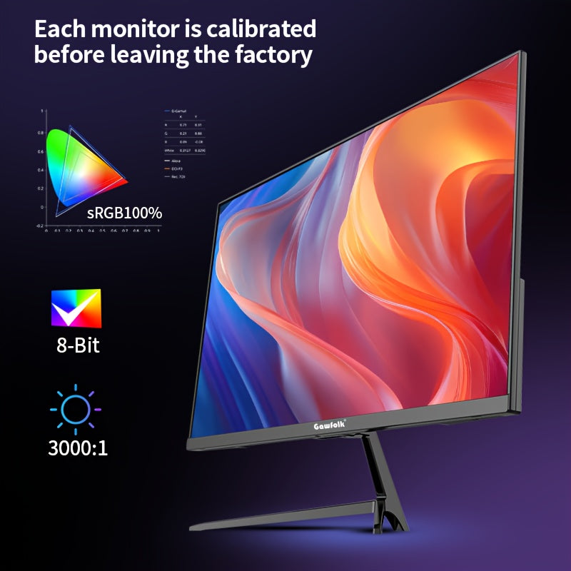 Gaming Monitor – Gaming Scherm – Multimedia Monitor – Professioneel Display – 27 Inch 4K IPS Scherm – FreeSync & Oogbescherming – Frameloos Design