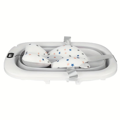 Hondenbadkuip – Opvouwbaar Huisdierenbad – Draagbaar Hondenbad – Badkuip Met Afvoerklep – Wasmand – Ruimtebesparend – 76x45x18 cm – Stevig Waterafstotend PP-Materiaal - Grijs