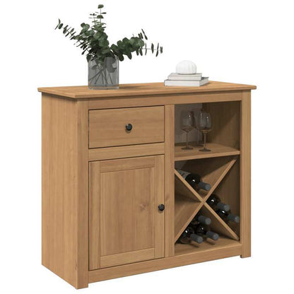 Dressoir – Sideboard – Opbergkast – Ladekast – Commode – Massief Grenenhout – 93x40x80 cm – Verwijderbare Lade