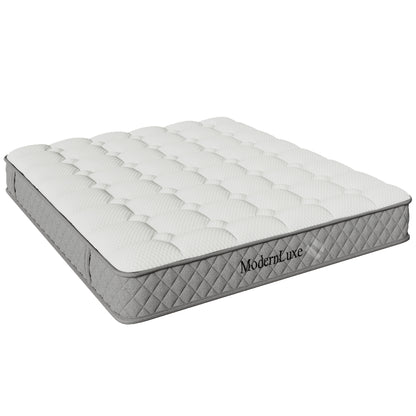 Orthopedic Cold Foam Mattress 120x200cm, Mattress with 7-zone Pocket Spring Core, Firmness Level H3 (medium Firm), 20cm High, 4 Handles + Vacuum Packaging