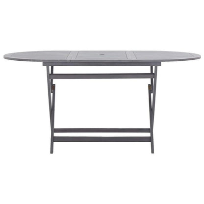 Tuintafel Inklapbaar – Opvouwbare Tuinset – Buitentafel – Picknicktafel – Campingtafel – Stevig Acaciahout – 160x85x75 cm