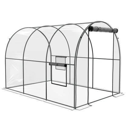 Tuinkas – Kweekkas – Serre – Plantenkas – Groentekas – Transparant – Versterkt Stalen Frame – 6 m² Oppervlakte