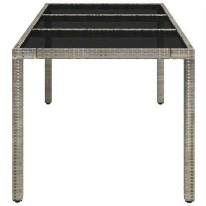 Table de jardin dessus Gris 150x90x75cm Easy to assemble modern simple easy to carry DIY outdoor table
