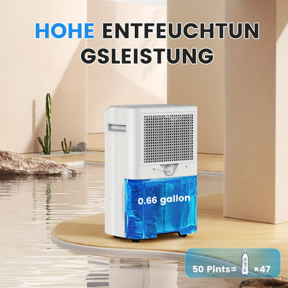Luchtontvochtiger – Ontvochtiger – Vochtvreter – Dehumidifier – Wasdroogfunctie – 25L per Dag – Digitale Vochtigheidsmeter
