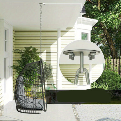 Tuinschommel – Egg Schommelstoel - Schommelstoel – Outdoor Schommelstoel – Loungestoel – Rattan Materiaal – Inklapbaar Tot 150 kg