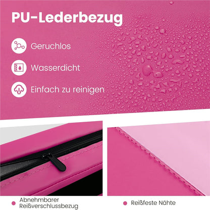 Gymnastiekmat – Vouwmat – Fitnessmat – Yogamat – Trainingsmat – 300x120x5 cm – PU Cover Met Draaghandvatten