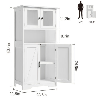 Ladekast – Ladenkast – Dressoir – Opbergkast – Commode – 9 Lades – Hout & MDF – 100x30x86 cm – Wit – Ruime Opbergruimte