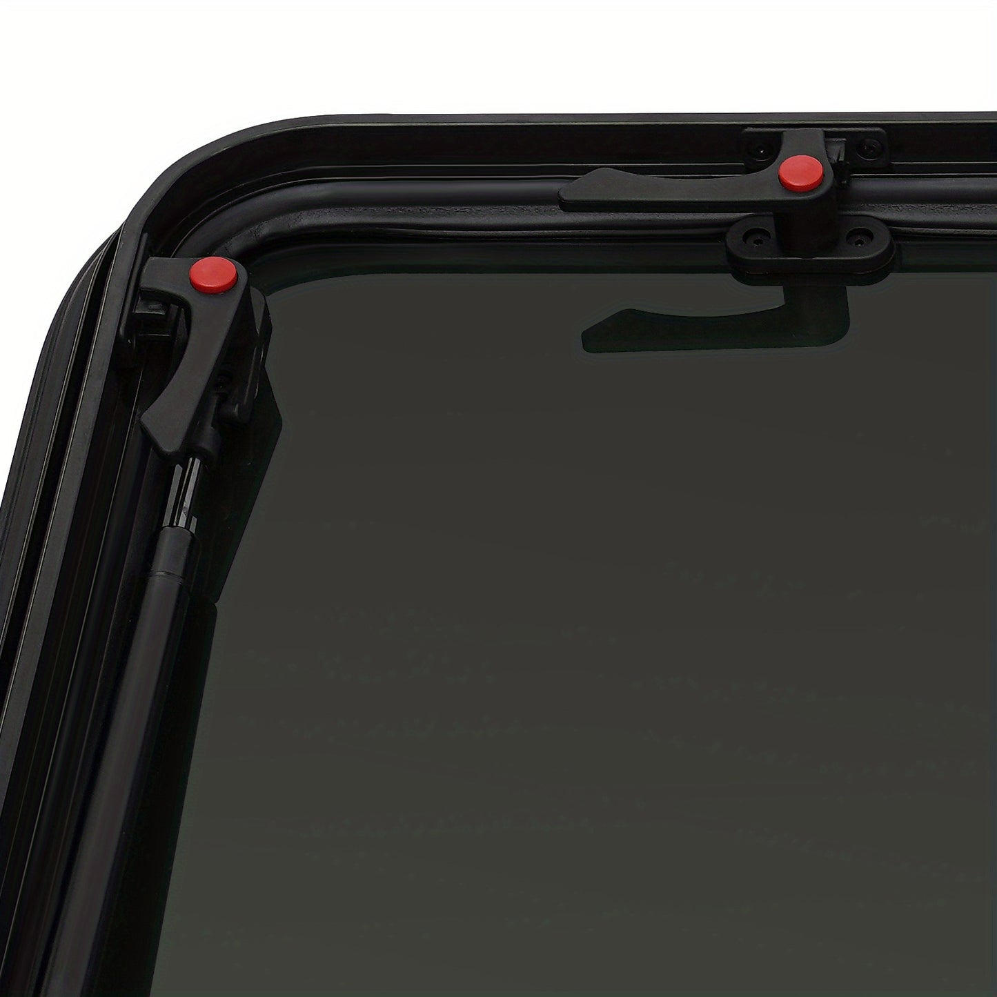 Uitzetraam Camper – Caravanraam – Mobiel Raam – Rolvenster – Ventilatieraam – Gebogen Gehards Glas – Aluminium Frame – Inclusief Horrenraam – 800x500 mm – Duurzaam Lichtgewicht