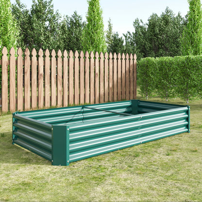 Hoogtebed Tuin – Verhoogd Plantenbed – Moestuinbak – Tuinbak – Bloemenbak – Metalen Plantbak – Stevig Stalen Frame – Zonder Bodem Ontwerp