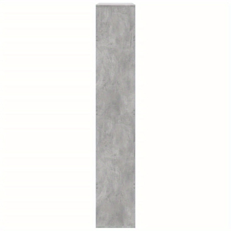 Ruimteverdeler – Kamerscherm – Scheidingswand – Bureauwand – Interieurafscheiding – Betongrijs – Hoogwaardig Hout – Compact Formaat 100x33x187,5 cm