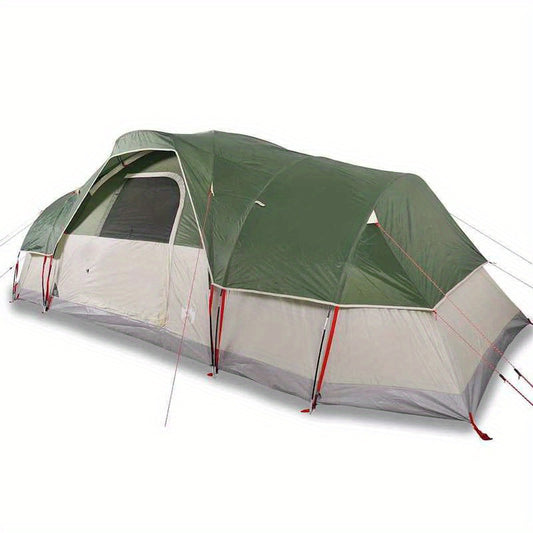 Koepeltent – Dometent – Familie Tent – Camping Tent – Groene Tent – 11 Personen – Waterdicht Polyester – Stevig TPU Frame