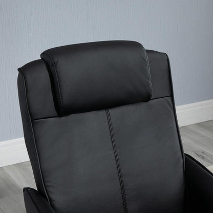 Ergonomic Recliner Chair with Footrest - Heavy-Duty Leisure Chair, Easy Assembly Living Room, Bedroom, Home Theater Seat - Sturdy Base for Hard Floors - Modern Minimalist Furniture for Reading, Watching TV, Napping - Space-Sa