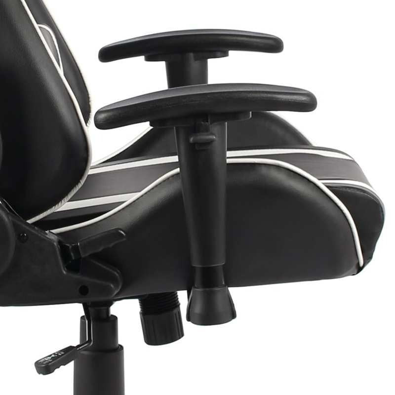 Gaming Stoel – Bureau Stoel – Gamestoel – Werkstoel – Witte Kleur – Ergonomisch Ontwerp – Verstelbare Zit- En Armleuning