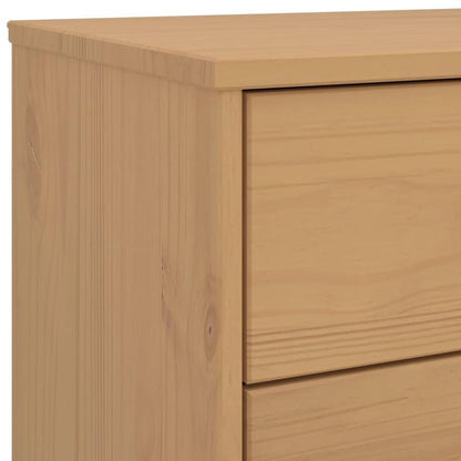 4-Drawer Large Wood Storage Cabinet with Lockable Drawers & Open Shelf - Modern Minimalist Brown Oak-like Heavy-Duty Organizer, Easy Assembly Cabinet for Bedroom, Living Room, Office - Sturdy Wood (Lock, Storage Cabinets