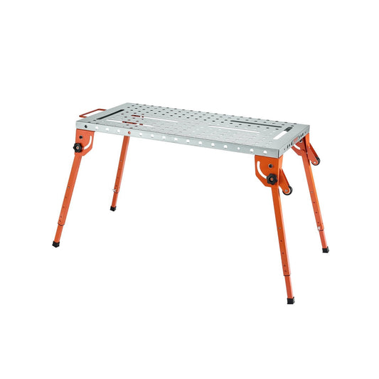 Werkbank Lastezel Werktafel Opklapbare Werkbank Laskar Werkstation – 44" x 21" – Verstelbare Hoogte 4 Niveau’s – Draagvermogen 500 LBS