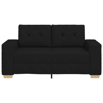 Tweezitter Bank – 2-Zits Sofa – Loveseat – Zetel – Bankstel – Zwart – Compact 47 Inch – Hardhouten Frame & Brandwerend