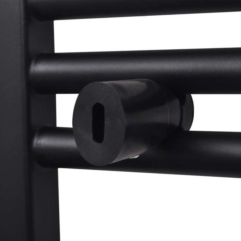 Handdoekradiator – Badkamerradiator – Designradiator – Zwarte Radiator – Matzwarte Handdoekdroger – 443 W Warmtevermogen – 500x1160 mm Stalen Model