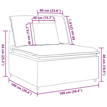 Modulaire Bank – Modulair Sofa – Hoekbank – Loungebank – Zitbank – Lichtgeel – Corduroy Stof – Flexibel Ontwerp