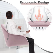 Bureau stoel - roze - bureaustoelen voor volwassenen - bureaustoelen - stoel - ergonomische bureaustoel