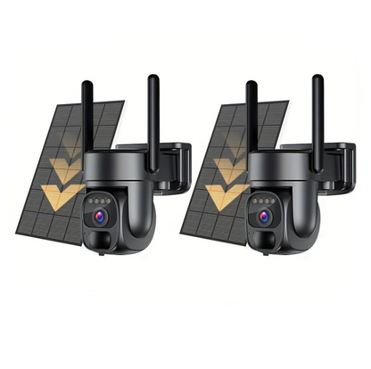 Beveiligingscamera – Camerabewaking – Buitencamera – IP-camera – Bewakingscamera – 2K HD Resolutie – Zonnepaneel Met Draadloze Oplaadfunctie