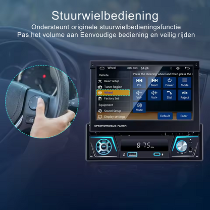 Car Multimedia Player - 2 Din - 7Inch - MP5 - Carplay Screen - Touchscreen - Car Navigation System - Universal - Multimedia Car Radio