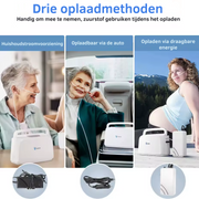 Zuurstofconcentrator - Oxygen Concentrator - Luchtreiniger - Pollen - Zuurstof - Zuurstof Generator - Zuurstofpomp - Draagbaar - 3L/min - Wit