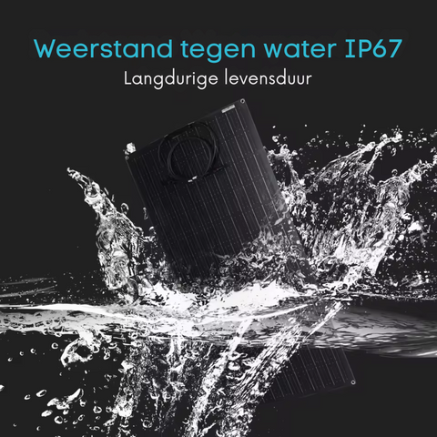 JingYangPV - Zonnepaneel - Waterdicht - Flexibel zonnepaneel - Monokristallijn silicium - Voor thuissysteemkits RV Boot Auto - 4x110W ETFE-paneel - Zwart