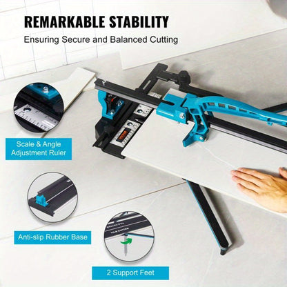 Professionele Tegelsnijder – Tegelknipper – Keramieksnijder – Porselein Knipper – Manual Tegelsnijder – 1000 mm Snijlengte – Tungsten Carbide Snijwiel – Anti-Slip Voetjes
