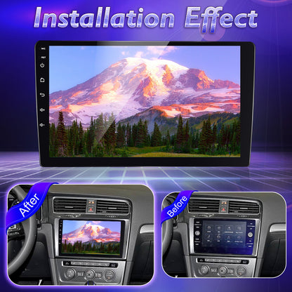 Android 15 Autoradio – Car Stereo – Multimediaspeler – Autoplayer – Navigatiesysteem – 9 Inch HD Scherm – Draadloze CarPlay & Android Auto – Inclusief AHD Achteruitrijcamera & Microfoon