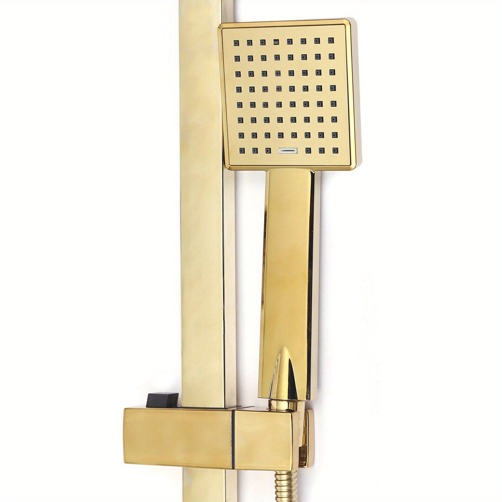 Gouden Douche Set – Complete Douche Installatie – Handdouche – Regen Douchekop – Badkraan – Messing Materialen – Hoogwaardige Kwaliteit - QUORE