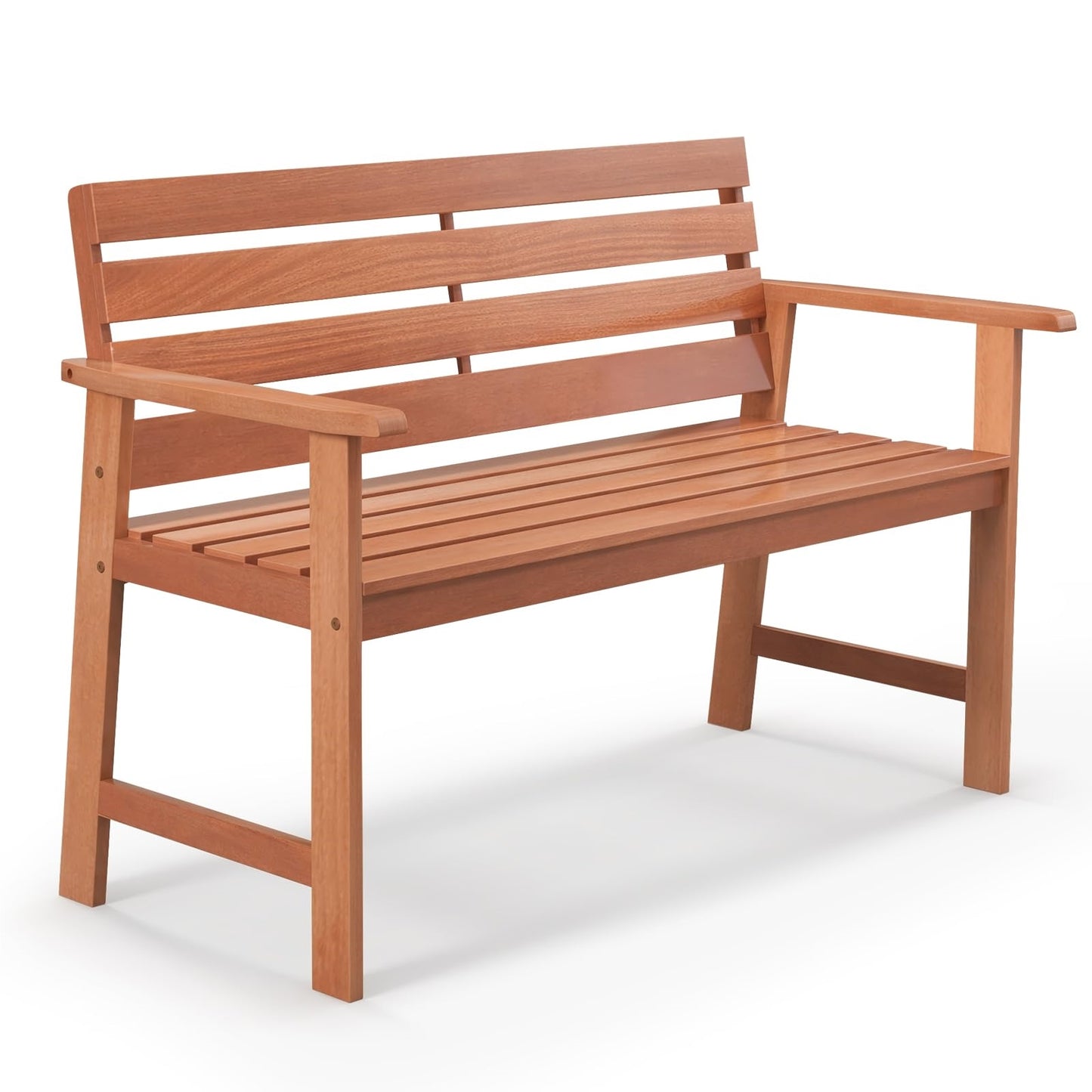 Tuinbank – Buitenbank – Balkontafel – Parkbank – Houten Bank – Hardhouten 2-Zits – Weerbestendig – 120,5 x 64 x 84 cm