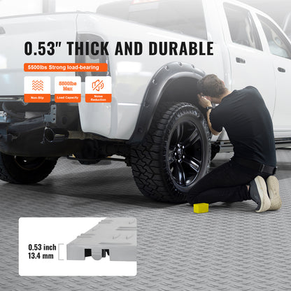 Garagetegels – Vloertegels – Interlocking Tegels – Garagevloer – Opslagtegels – Polypropyleen – 13,4 mm Dikte – Tot 2500 kg Belastbaar