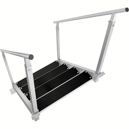 Steigerladder – Steiger Trap – Bootladder – Aluminium Ladder – Verstelbaar – 4 Treden – Lichtgewicht Aluminium – Antislip Veiligheid